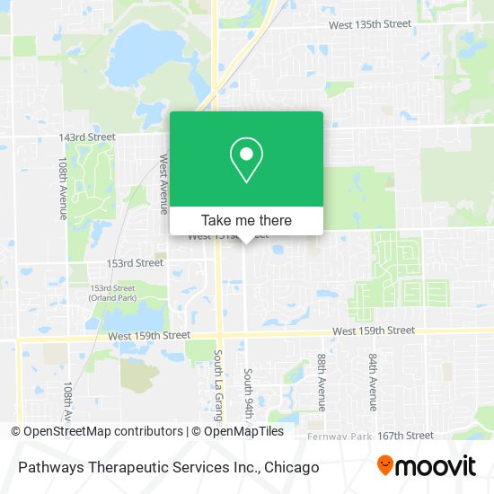 Mapa de Pathways Therapeutic Services Inc.