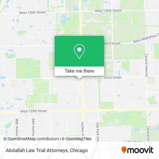 Mapa de Abdallah Law Trial Attorneys