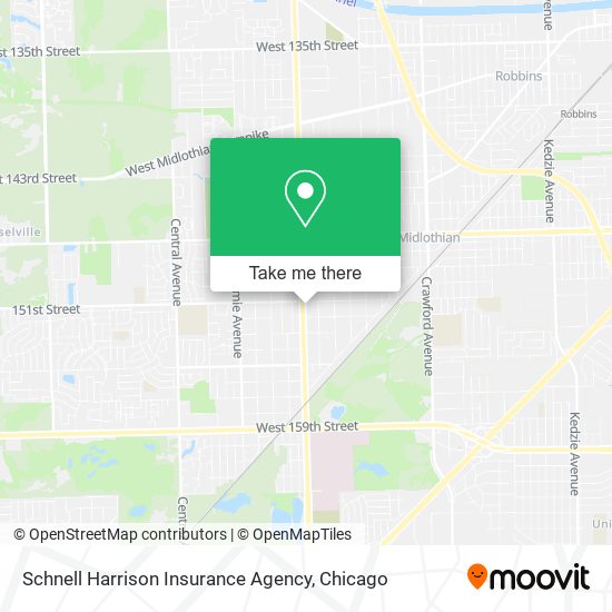 Mapa de Schnell Harrison Insurance Agency