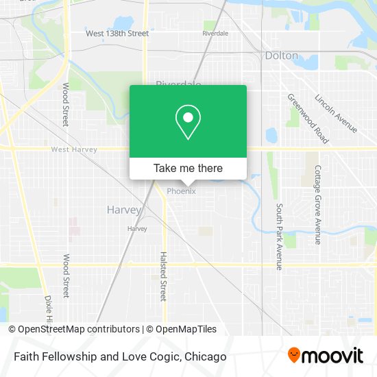 Faith Fellowship and Love Cogic map