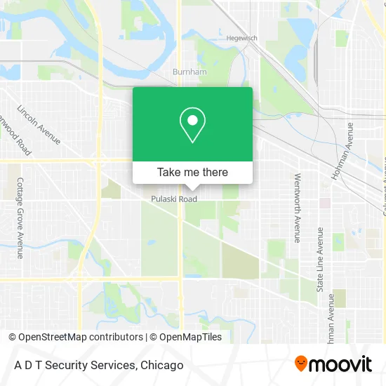 A D T Security Services map