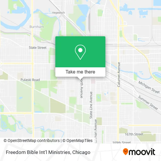 Mapa de Freedom Bible Int'l Ministries
