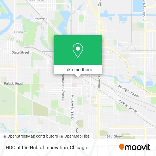 Mapa de HDC at the Hub of Innovation