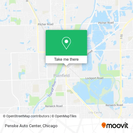 Penske Auto Center map