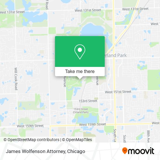 James Wolfenson Attorney map