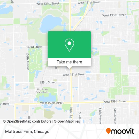 Mattress Firm map