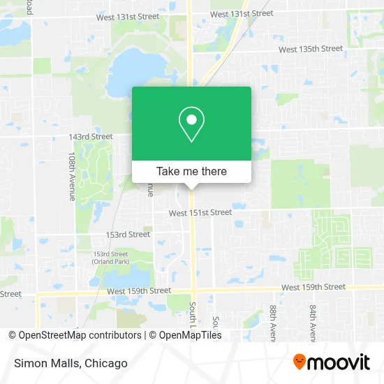 Simon Malls map