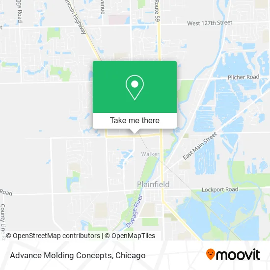 Advance Molding Concepts map