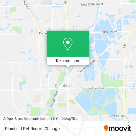 Plainfield Pet Resort map