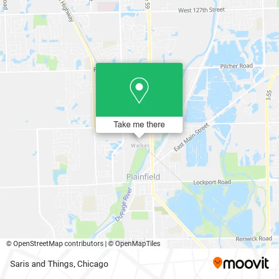 Saris and Things map