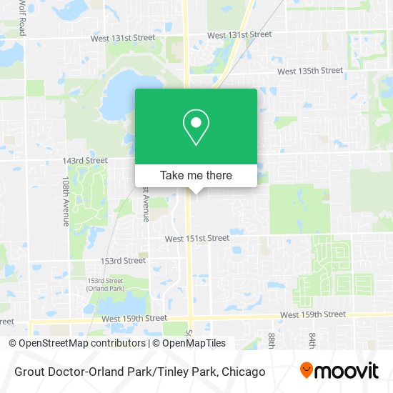 Grout Doctor-Orland Park / Tinley Park map