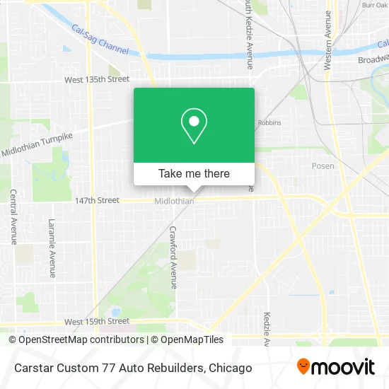 Carstar Custom 77 Auto Rebuilders map