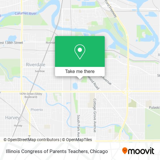 Illinois Congress of Parents Teachers map