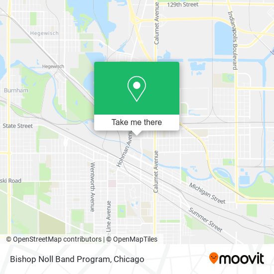 Mapa de Bishop Noll Band Program