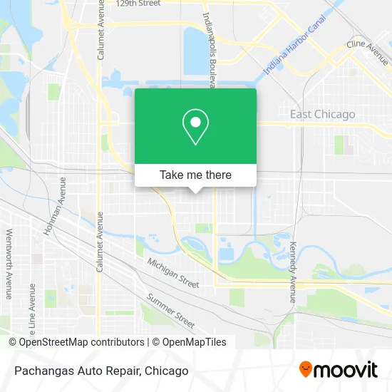 Pachangas Auto Repair map