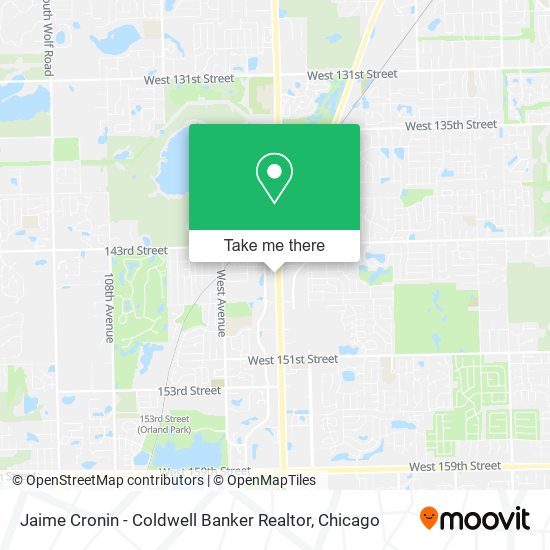 Jaime Cronin - Coldwell Banker Realtor map