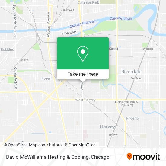 Mapa de David McWilliams Heating & Cooling