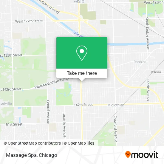 Massage Spa map