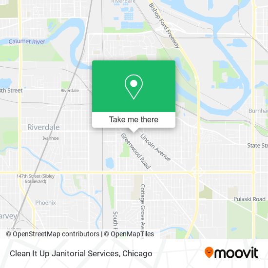 Clean It Up Janitorial Services map