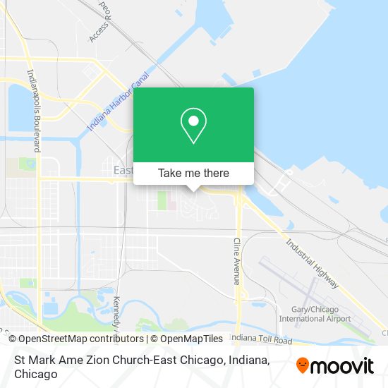 Mapa de St Mark Ame Zion Church-East Chicago, Indiana
