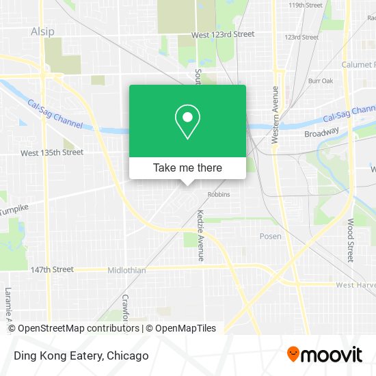 Ding Kong Eatery map