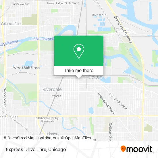 Express Drive Thru map