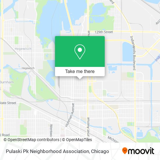 Pulaski Pk Neighborhood Association map