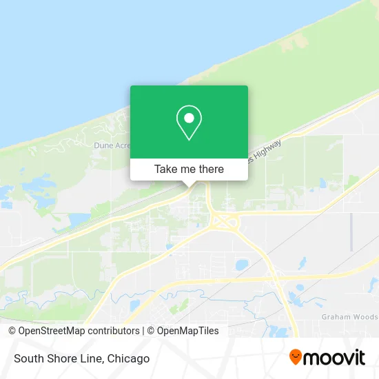 South Shore Line map