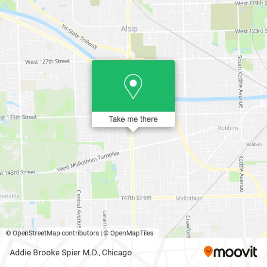 Addie Brooke Spier M.D. map