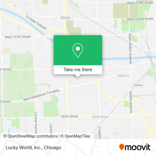 Lucky World, Inc. map