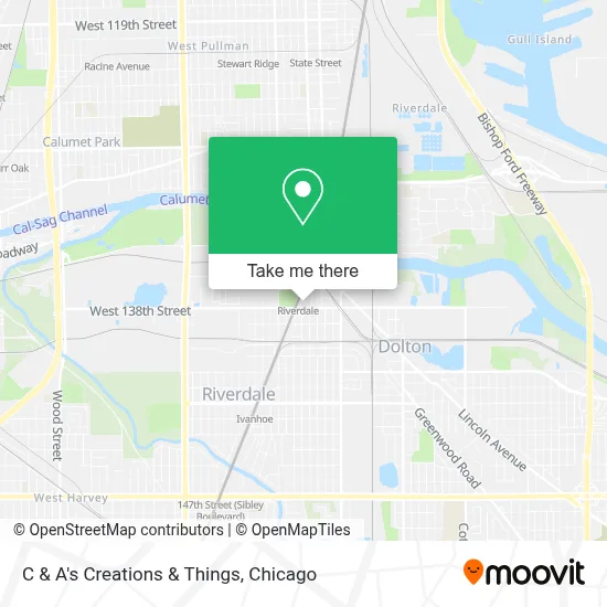 C & A's Creations & Things map