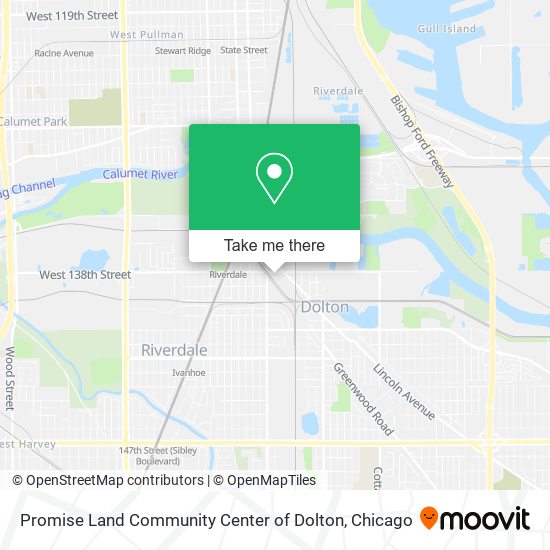 Mapa de Promise Land Community Center of Dolton