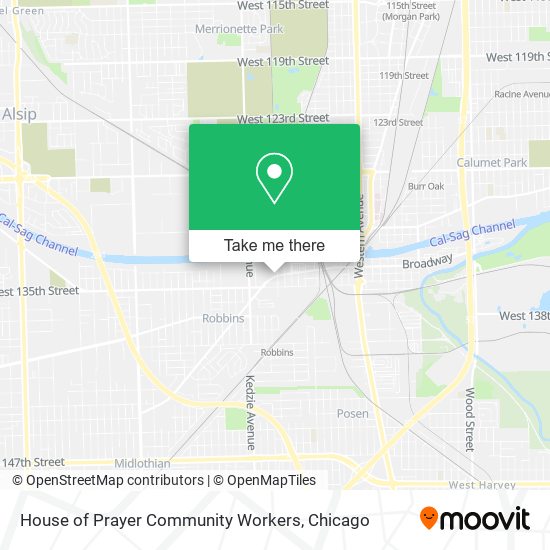 House of Prayer Community Workers map