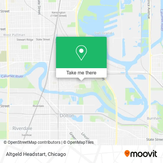 Altgeld Headstart map