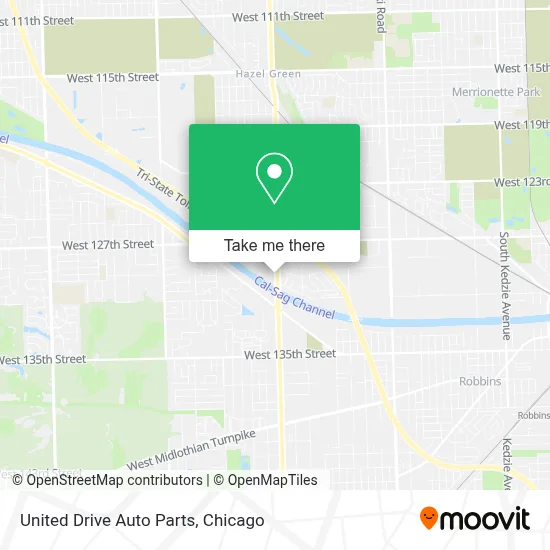 United Drive Auto Parts map
