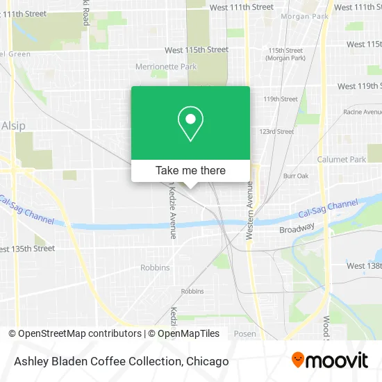 Ashley Bladen Coffee Collection map