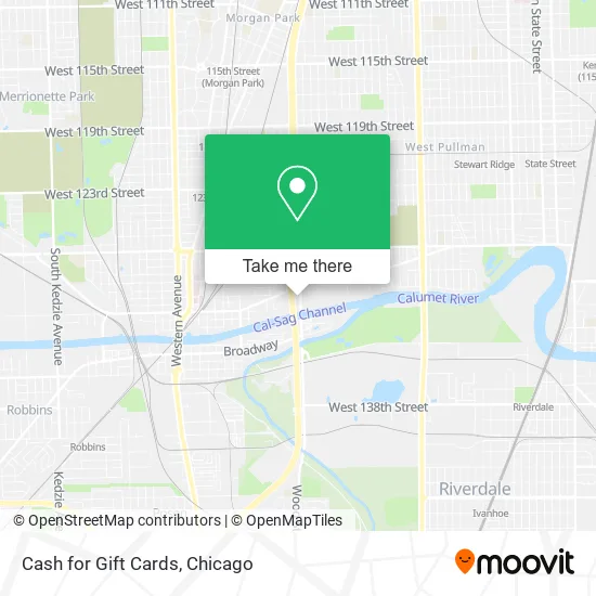 Cash for Gift Cards map