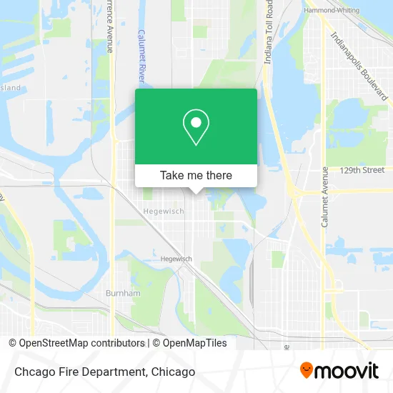 Chcago Fire Department map