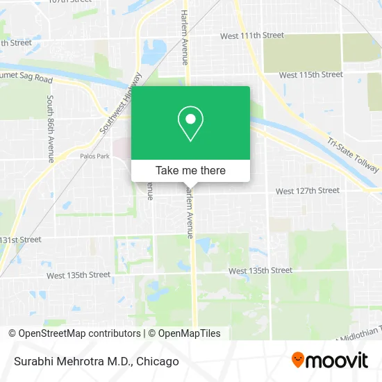 Surabhi Mehrotra M.D. map