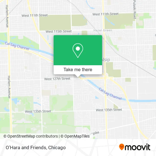 O'Hara and Friends map