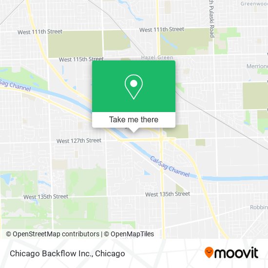 Chicago Backflow Inc. map