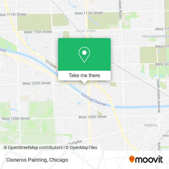 Cisneros Painting map