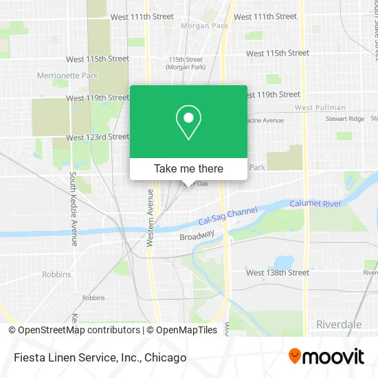 Mapa de Fiesta Linen Service, Inc.