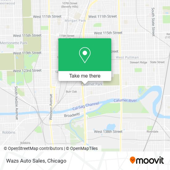 Mapa de Wazs Auto Sales