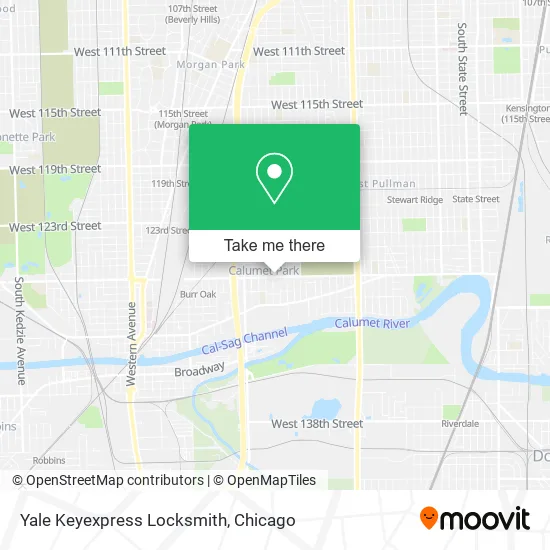 Yale Keyexpress Locksmith map