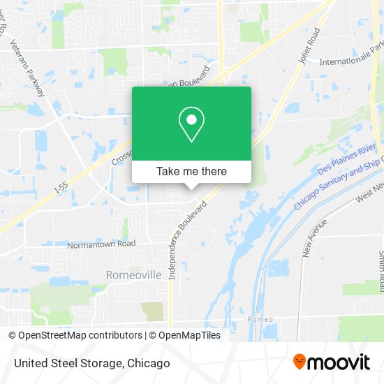 United Steel Storage map