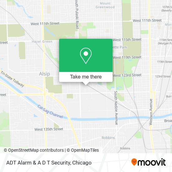 ADT Alarm & A D T Security map