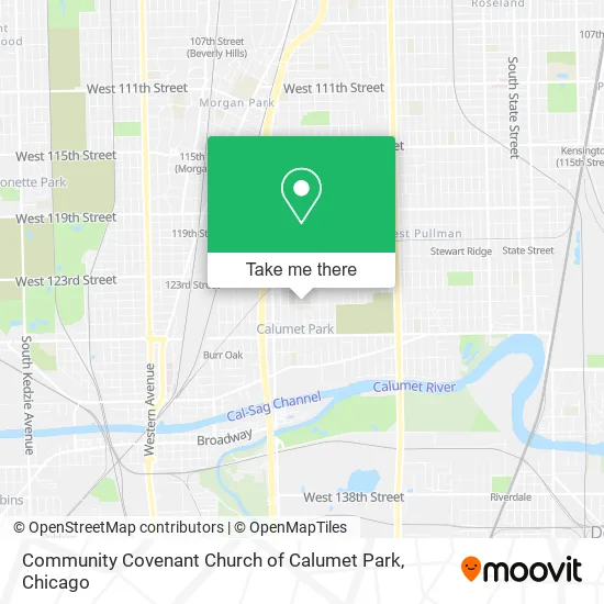 Mapa de Community Covenant Church of Calumet Park