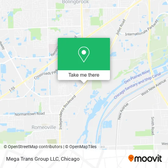 Mapa de Mega Trans Group LLC