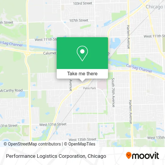 Performance Logistics Corporation map